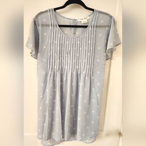 Penningtons "In Every Story" Sheer Blouse Size X